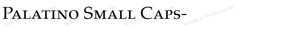 Palatino Small Caps字体转换